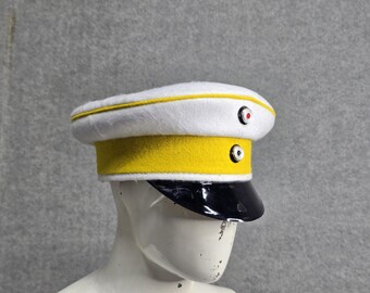 WW1 German Kürassier Officer Cap - Seydlitz Regt Nr 7 - Imperial Cavalry Hat Replica