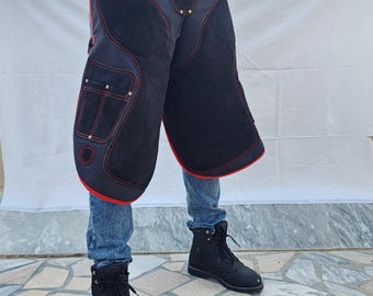 Leather Farrier Apron Chaps – Tool Pockets, Nail Magnets for Horseshoeing Hoof Care