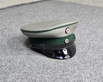 WWI German M1910 Officer Visor Cap, Imperial German Dress Uniform Hat