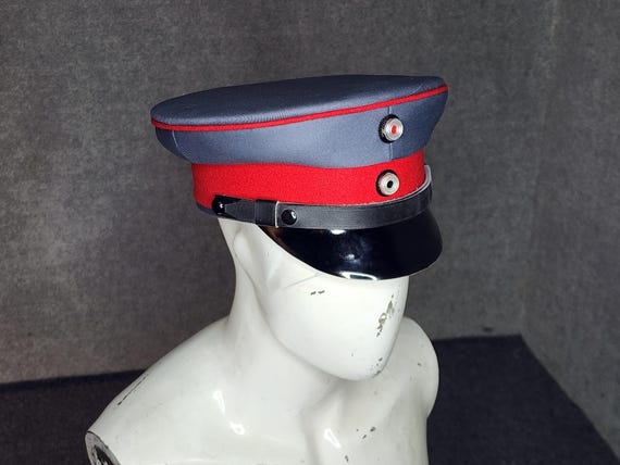 WW1 帝政 ドイツ軍 1907年型 略帽 57cm クラッツェン 第一次世界大戦ドイツ軍M1907プロイセン野戦帽 - ハンドメイド