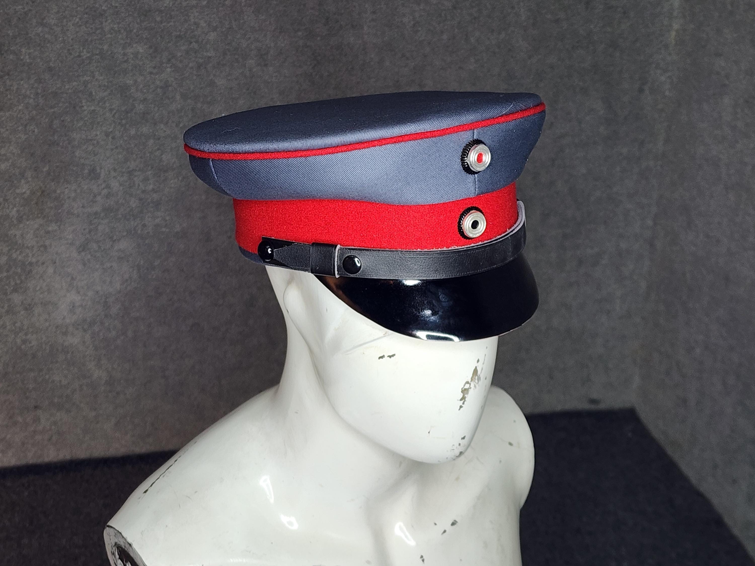 第一次世界大戦ドイツ軍M1907プロイセン野戦帽 - ハンドメイド