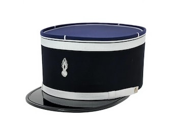 French Kepi Hat, Military Officer Cap, Gendarme un képi, Vintage Ceremony chapeau