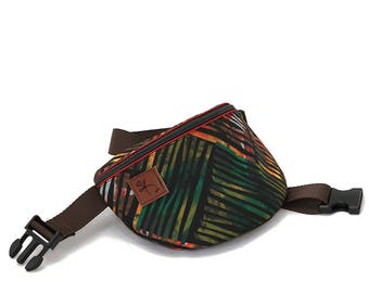 Fanny pack, hip bag, waist bag Colorful stripes