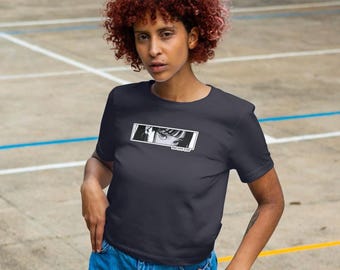 Anime Girl Graphic Tee, Oversized Sad Girls Club T-Shirt
