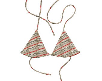 Oh La La  string bikini top