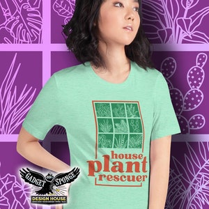 Unisex t-shirt, Houseplant Rescuer, Rescue, House, Plants, Botany, Hobby, Horticulture, Monstera, Fern, Garden, Gift, Birthday, Flowers