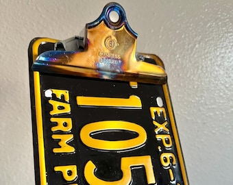 Arkansas, Repurposed License Plate Clipboard, State, Wall Decor, Numbers, Clip, Industrial, Transportation, Sign, Farm Products, Car, Truck