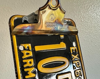 Arkansas, Repurposed License Plate Clipboard, State, Wall Decor, Numbers, Clip, Industrial, Transportation, Sign, Farm Products, Car, Truck