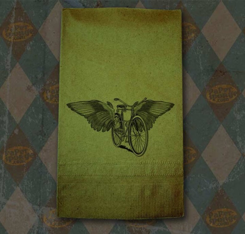 flying bicycle with wings