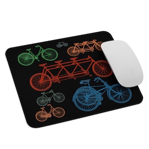 Bicycles Mouse pad Mousepad Computer Desk Desktop Work Foam Bicycle Bike Cycle Cycling Transportation Ride Wheels Spokes FREE Shipping!