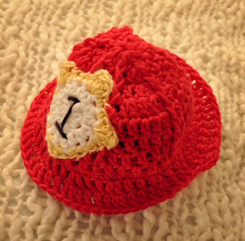 Little Fireman Hat Crochet Pattern 398 | Etsy