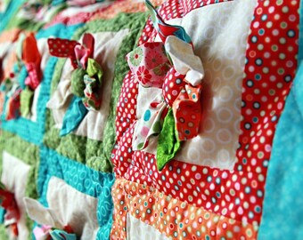 3D Flowers Charm Pack Quilt Pattern (301)
