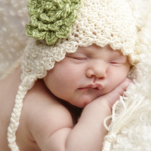 Bebeknits Quick Knit Ear Flap Baby Hat Knitting Pattern in 3 Etsy