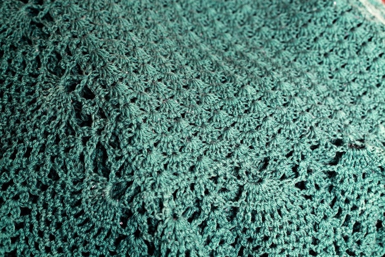 Pineapple-edged Baby Afghan Crochet Pattern 204 | Etsy