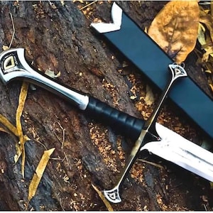 Handmade sword made of newly forged steel of the king, replica, medieval fantasy sword, cosplay gift for husband