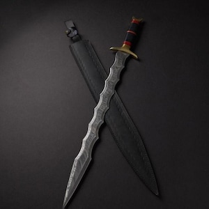 Handmade sword made of newly forged steel of the king, replica, medieval fantasy sword, cosplay gift for husband