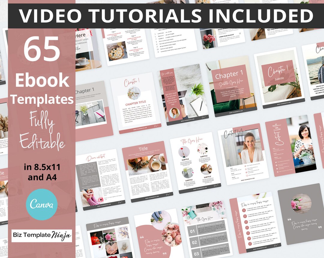 Ebook Template for Canva Coaches Ebook Course Creators - Etsy