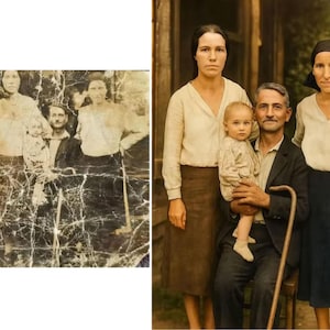 Old Photo Restoration & Colorization: Digital Image Repair Service