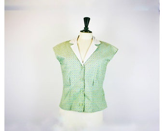 Cap sleeve blouse. Size Small.
