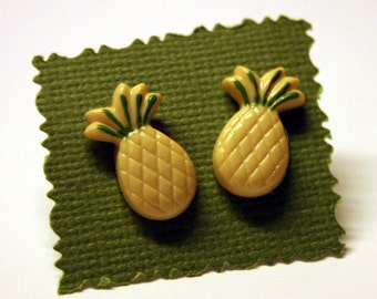 Pineapple studs earrings Niclefree