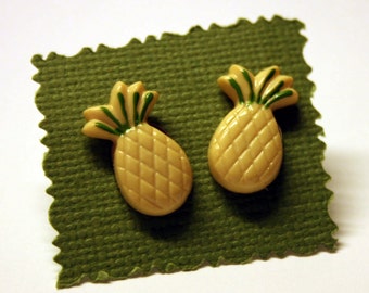 Boucles d’oreilles clous d’ananas Niclefree