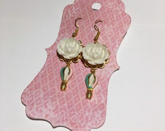 ballon ride earring, pendant, big  * READY TO SHIP*