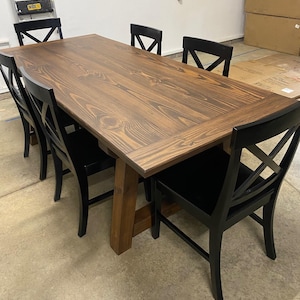 Trestle Farmhouse Dining Table
