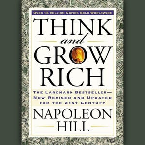 Think and Grow Rich by Napoleon Hill | Success Mindset PDF eBook | Wealth & Abundance Law of Attraction | Digital Download