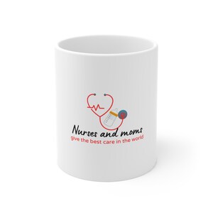 Copy of Nurse & Mom Coffee Mug | Gift for Healthcare Heroes | Inspirational Tea Cup | Mother&#39;s Day| Appreciation Gift | Unique Mug