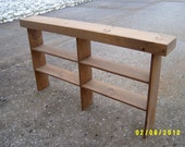 console table sofa table entryway table narrow recycled material custom made farmhouse style