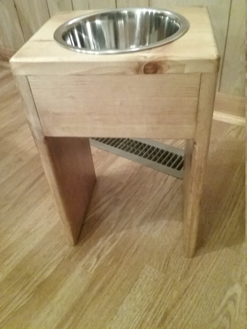 Elevated Dog Feeder Raised Pet Feeder Etsy