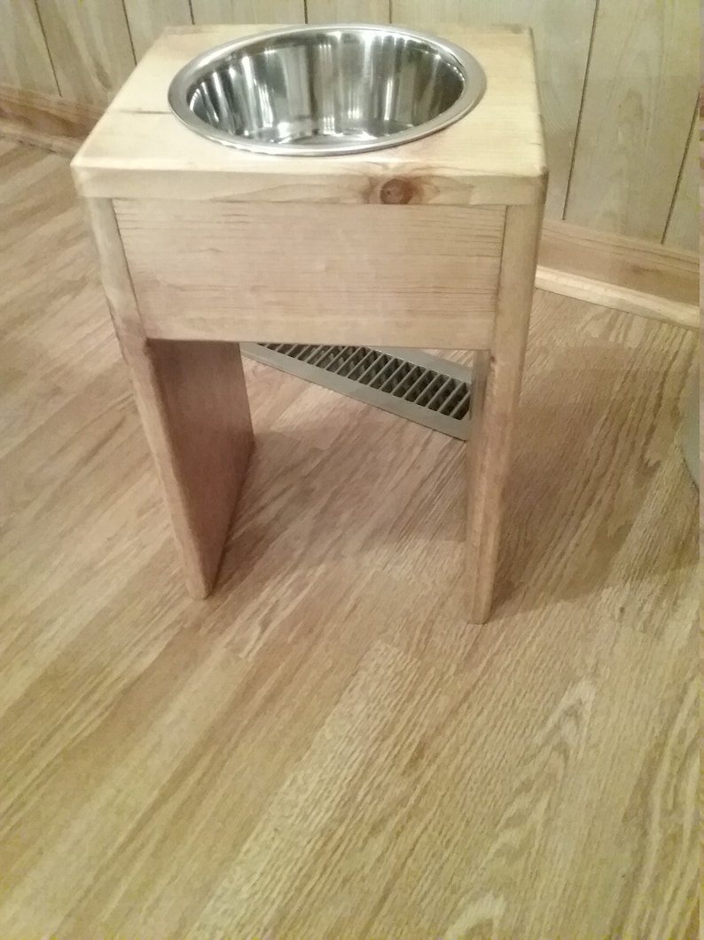 Elevated Dog Feeder Raised Pet Feeder Etsy