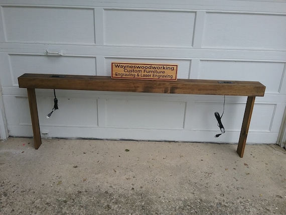 Console Table Sofa Table Entryway Table Narrow Recycled Etsy