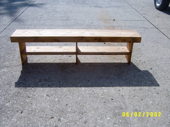 Wooden Bench Recycled 6 Salvaged Farm House Custom Made Etsy
