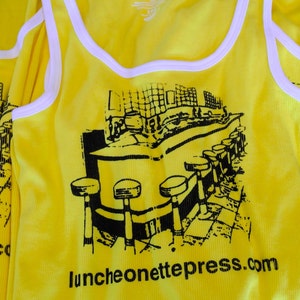 screenprinted women&#39;s retro tank