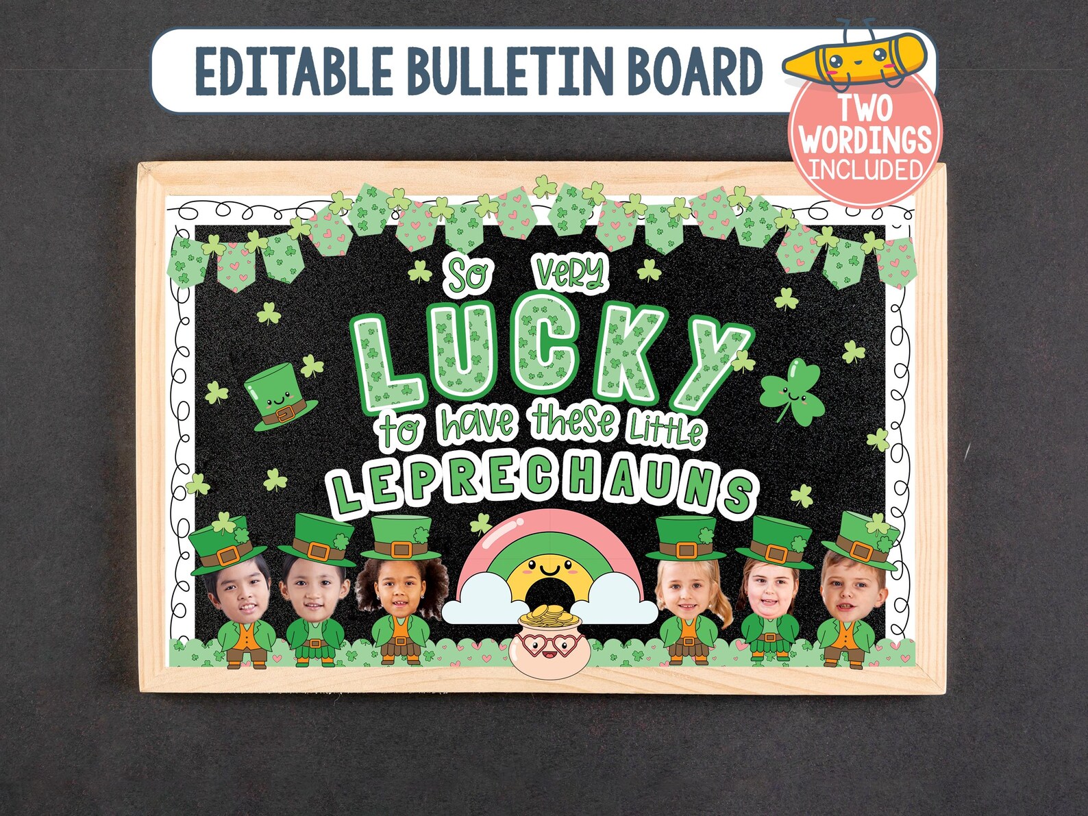 St Patricks Bulletin Board Ideas, March Bulletin Board Kit, Leprechauns ...