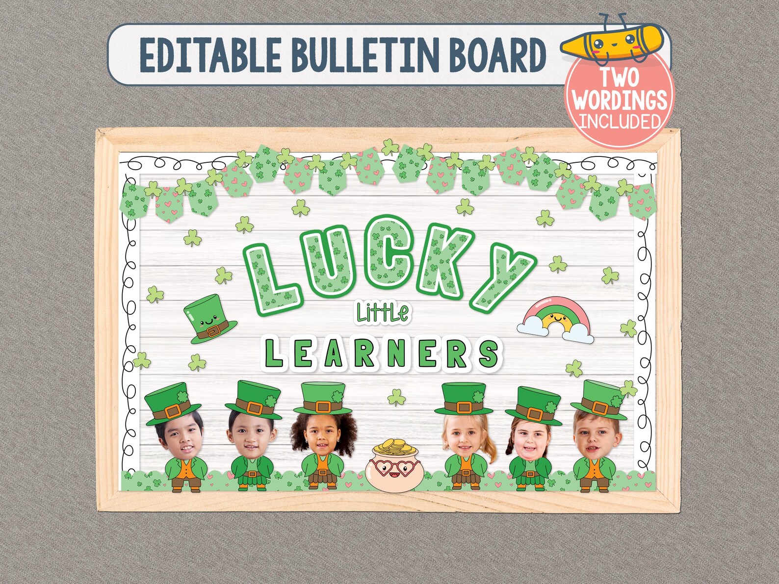 St Patricks Bulletin Board Ideas, March Bulletin Board Kit, Leprechauns ...