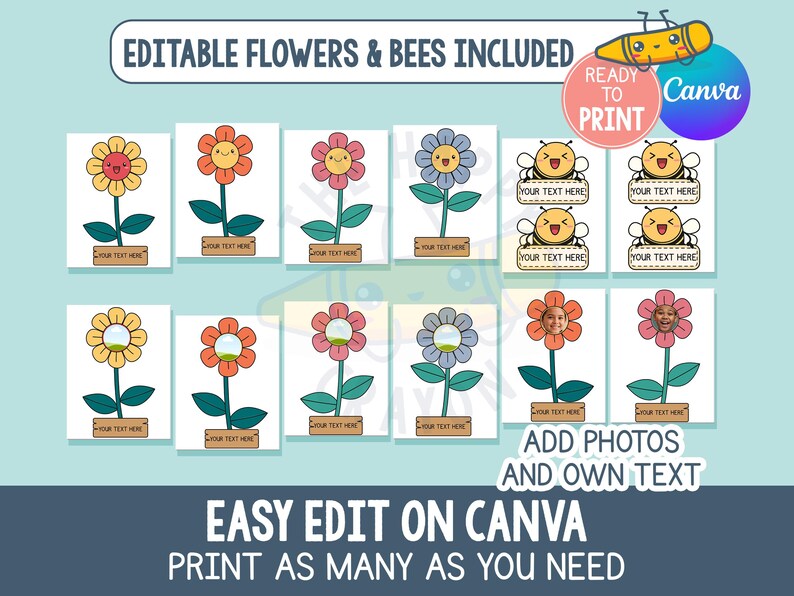 Spring Bulletin Board Ideas Editable, April Door Decor, Blooming ...