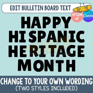 Hispanic Heritage Month Bulletin Board Kit, Printable Hispanic Heritage Month Bulletin Board Ideas, National Hispanic Heritage Month Decor image 3