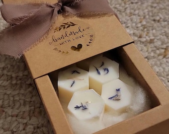 Hand-Poured Soy Wax Melts | Strong Scented Wax Tarts for Warmer | Gift Set