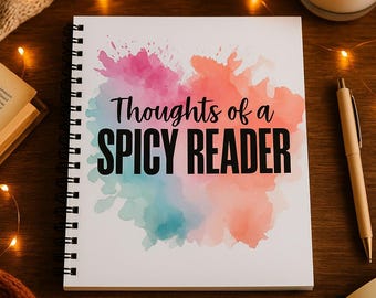 Personalized Spicy Reader Journal: Custom Watercolor Smut Book Notebook