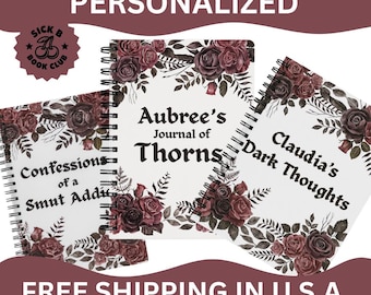Smut Addict Gothic Journal: Dark Academia gepersonaliseerd notitieboek