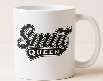 Smut Queen Coffee Mug: Funny Bookish Gift for Romance Readers