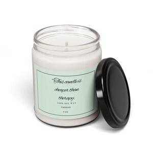 Therapeutic Soy Candle, Perfect Gift for Self-Care, Home Décor, Relaxation, and Wellness, 9oz