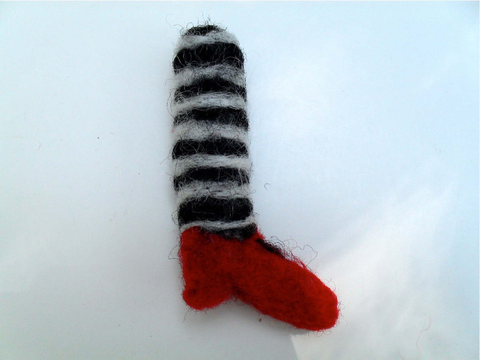 Cat toy catnip wicked witch severed leg needle felted Etsy