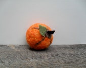 Catnip Cat toy pumpkin needle felted