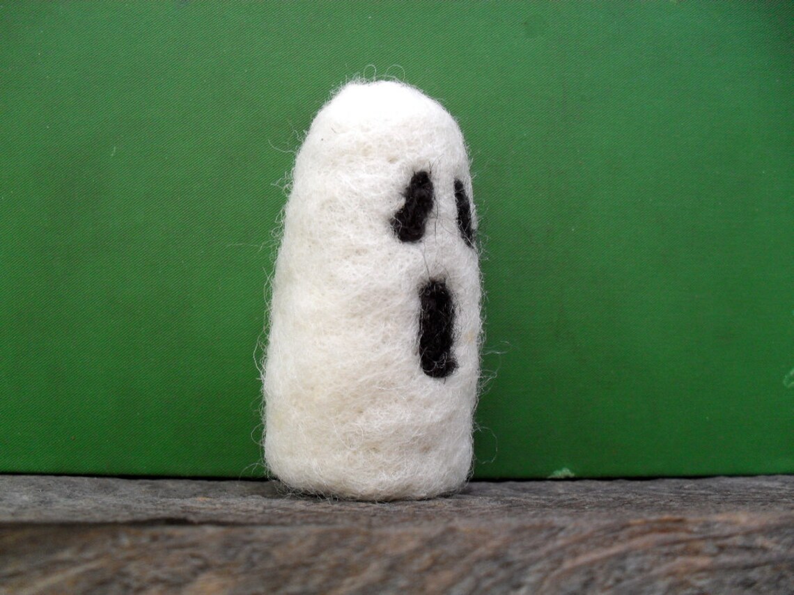 Cat toy catnip ghost needle felted Etsy