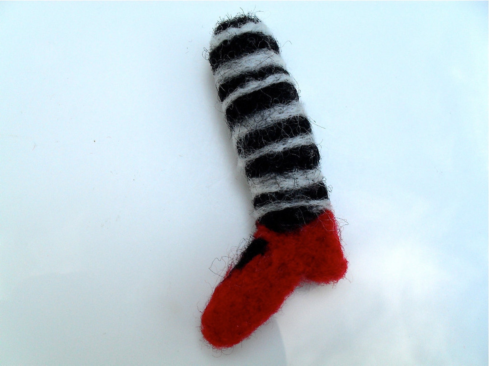 Cat toy catnip wicked witch severed leg needle felted Etsy