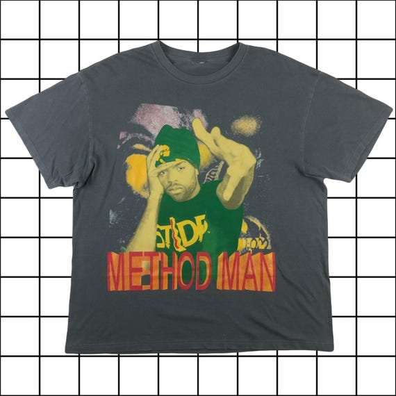 Vintage Method Man Wu Tang Clan Graphic T Shirt 90s Hip Hop Vintage Method Man Wu Tang Clan Graphic T Shirt 90s Hip Hop