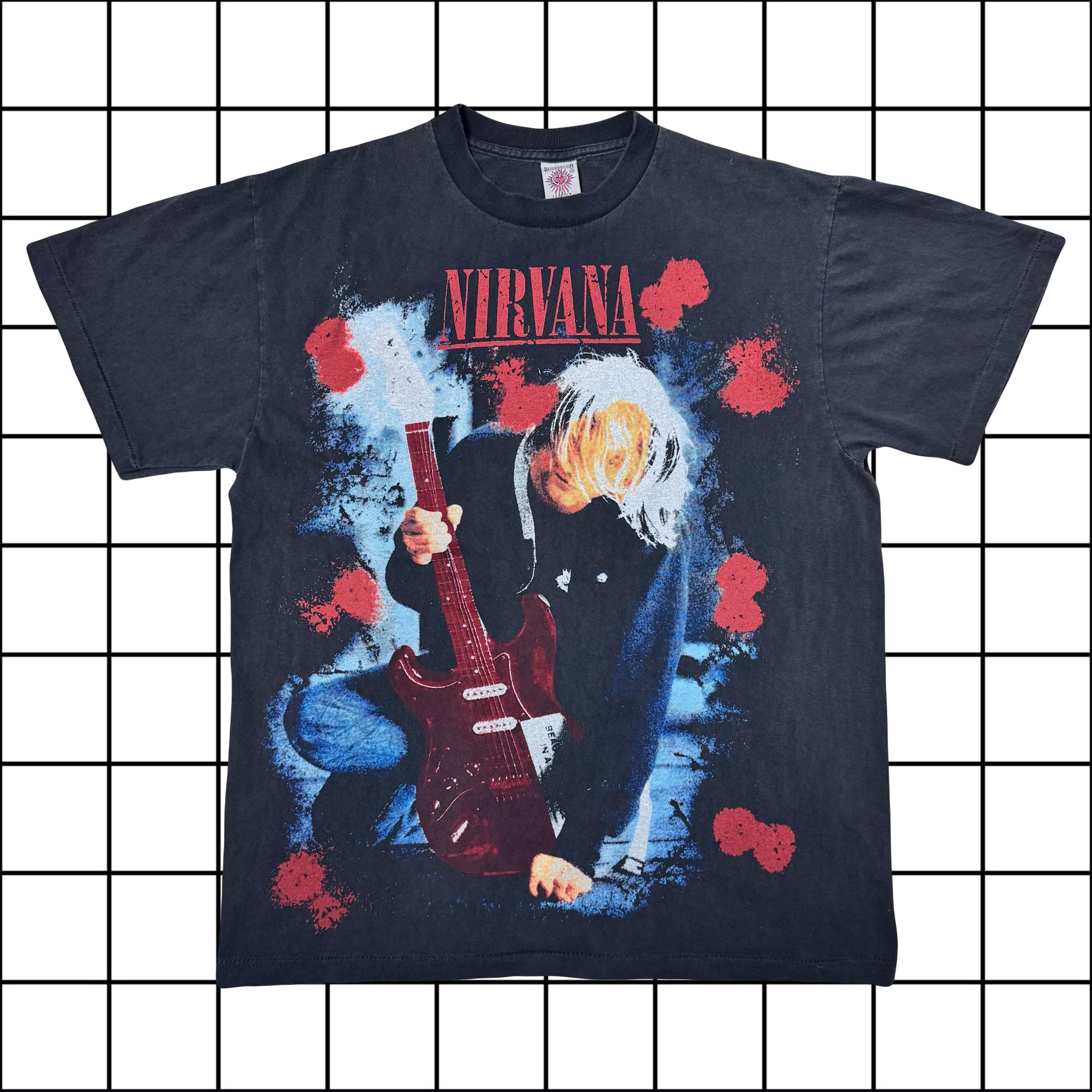 Kurt cobain t shirt - Etsy België, image size:3000x3000
